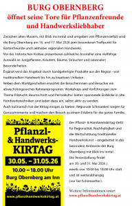 Mehr über den Artikel erfahren Pflanzl-& Handwerks-Kirtag
